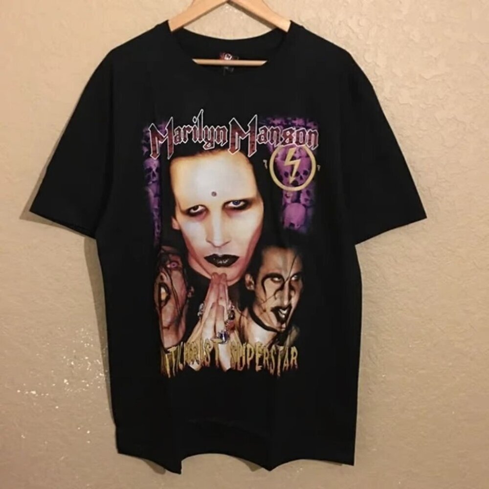 Marilyn Manson Antichrist Superstar 2025 Rock Concert Graphic Fan Unisex T-Shirt